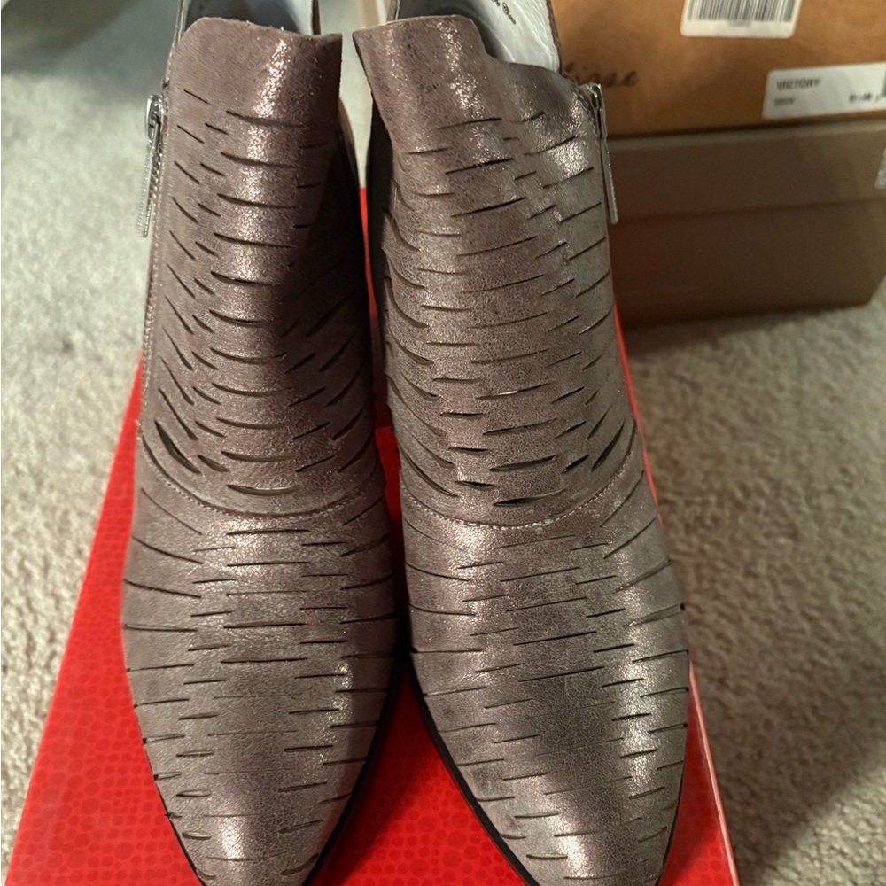 Donald J. Pliner Pewter Elton Bootie